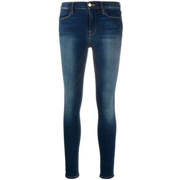 FRAME Le skinny de Jeanne Columbia Road skinny jeans 25 - Picture 2 of 6
